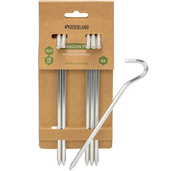 Rockland alumiiniteltatapit 18 cm - 6 kpl