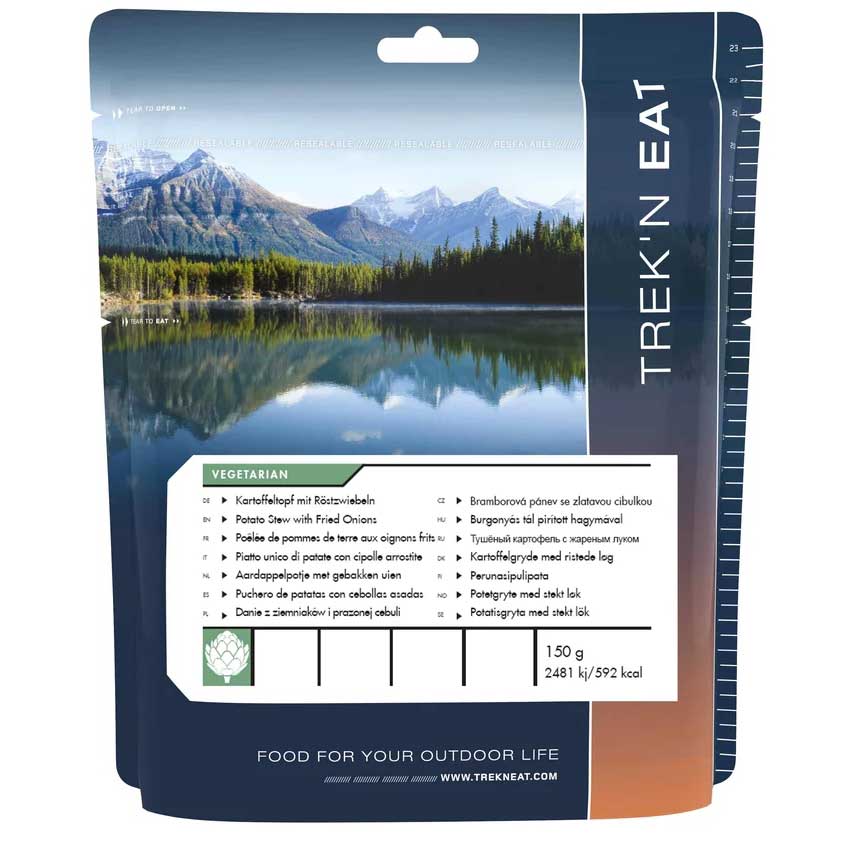 Trek'n Eat Vegaaninen Peruna-Paahdettu Sipuli -ateria 150 g/592 kcal - Pakastekuivattu