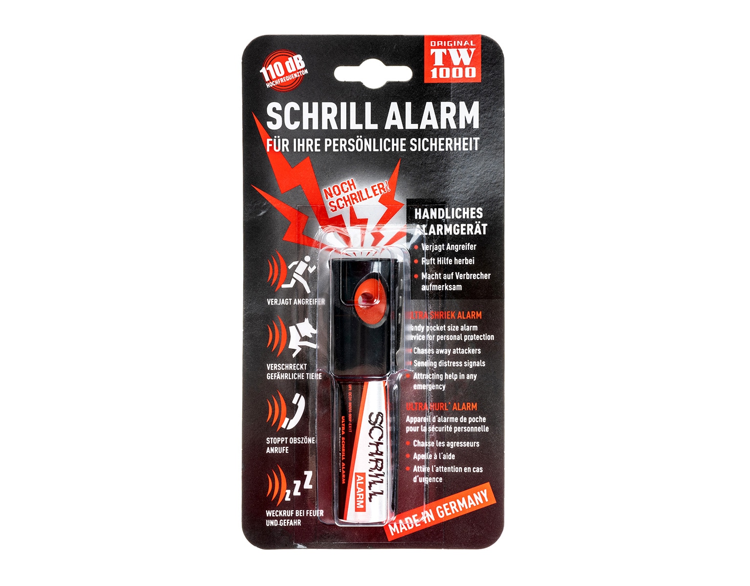 Schrill Akustinen Hälytin