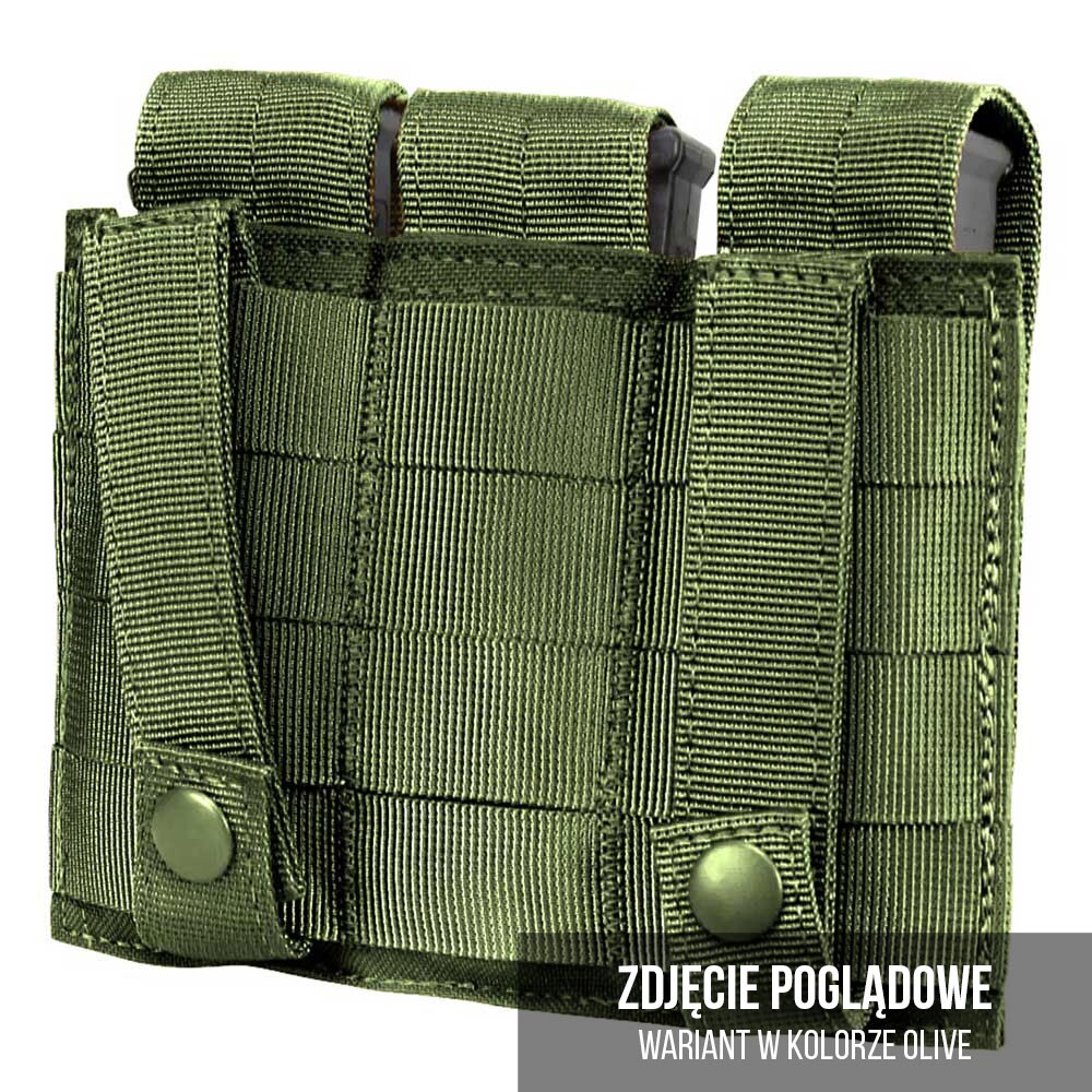 S.T. Condor Triple Mag Pouch Potrójna lippastasku pienille lippailla - Black