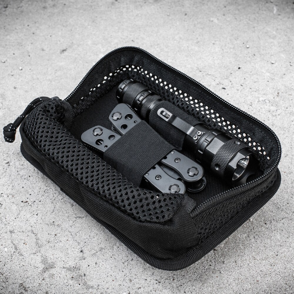 M-Tac Hook & Loop Utility Panel Tasku - Black