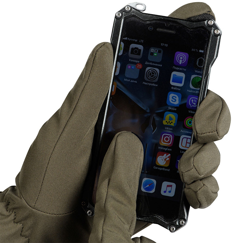 M-Tac Winter Softshell Käsineet - Olive