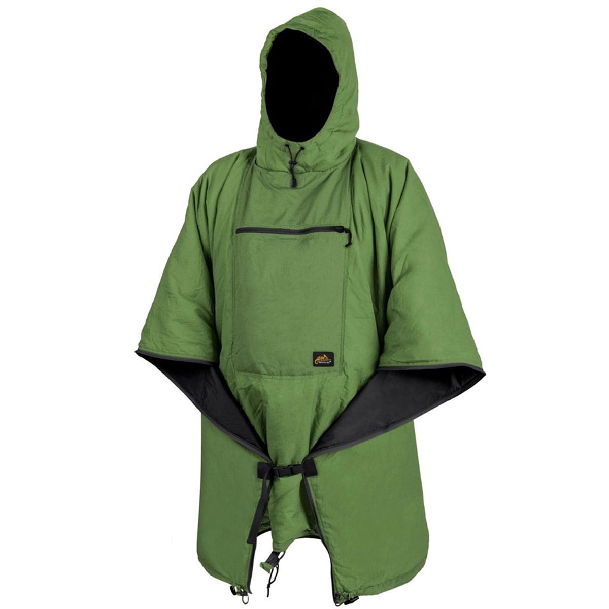 Helikon-Tex Swagman Roll Climashield Apex Poncho makuupussitoiminnolla - Grass Green