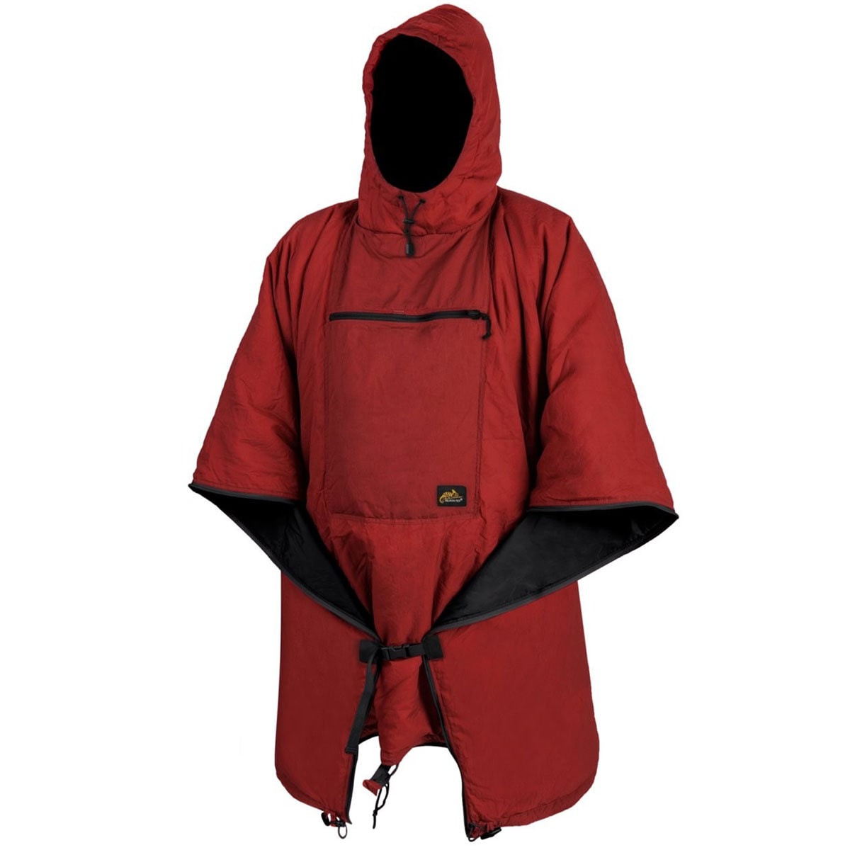 Helikon-Tex Swagman Roll Climashield Apex Poncho makuupussitoiminnolla - Crimson Sky