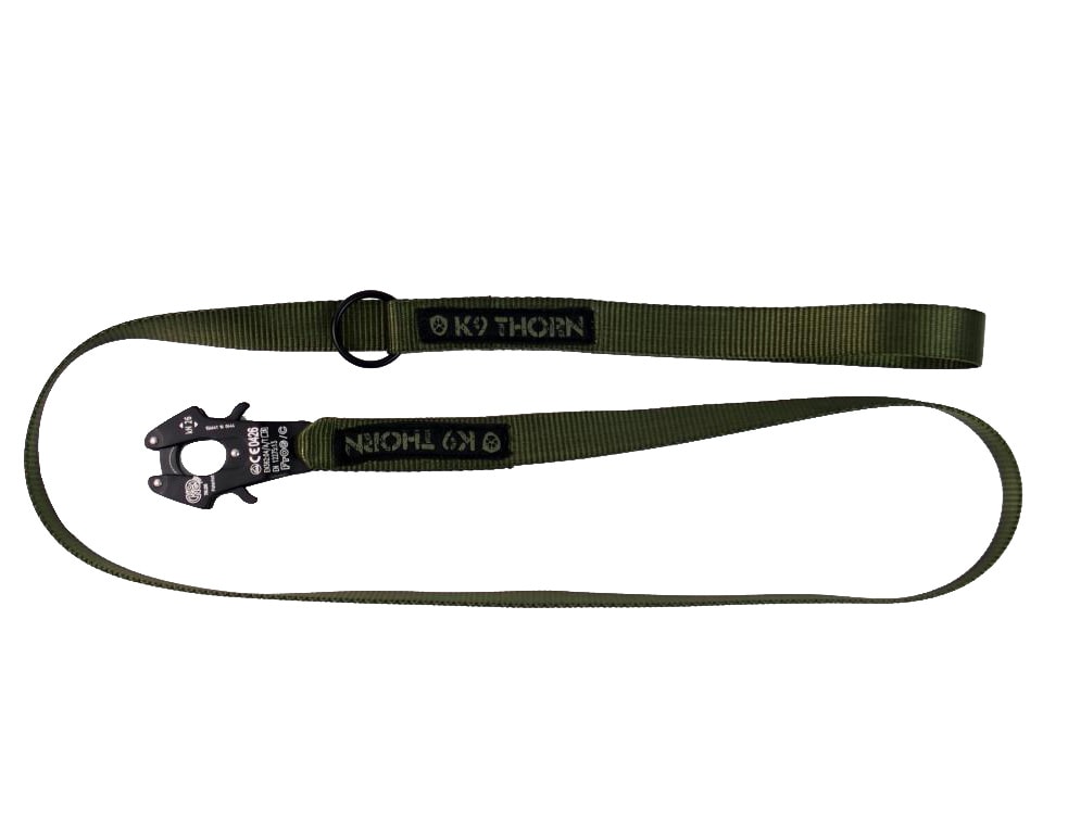 K9 Thorn Kong Frog Talutushihna 200 cm - Olive