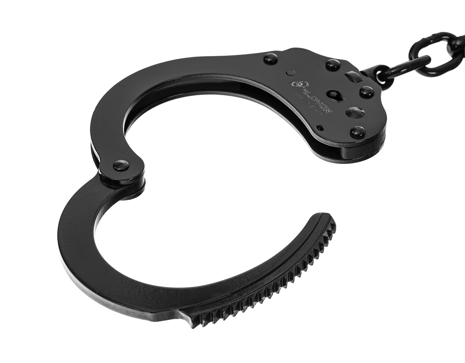 Alcyon Chain Steel Double Lock Ketjulliset Käsiraudat - Black