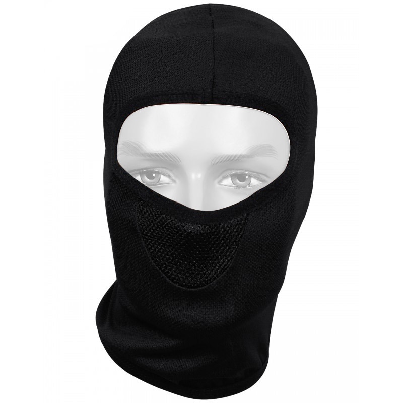 MFH Termoaktiivinen Balaclava yhdellä aukolla - Black