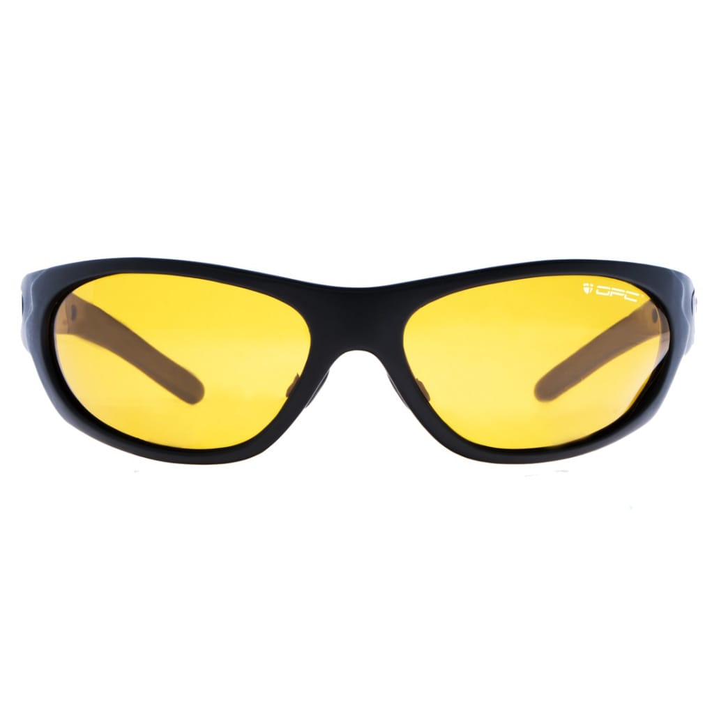 OPC Military Marines Suojalasit Polarisoitu - Black Matt Yellow