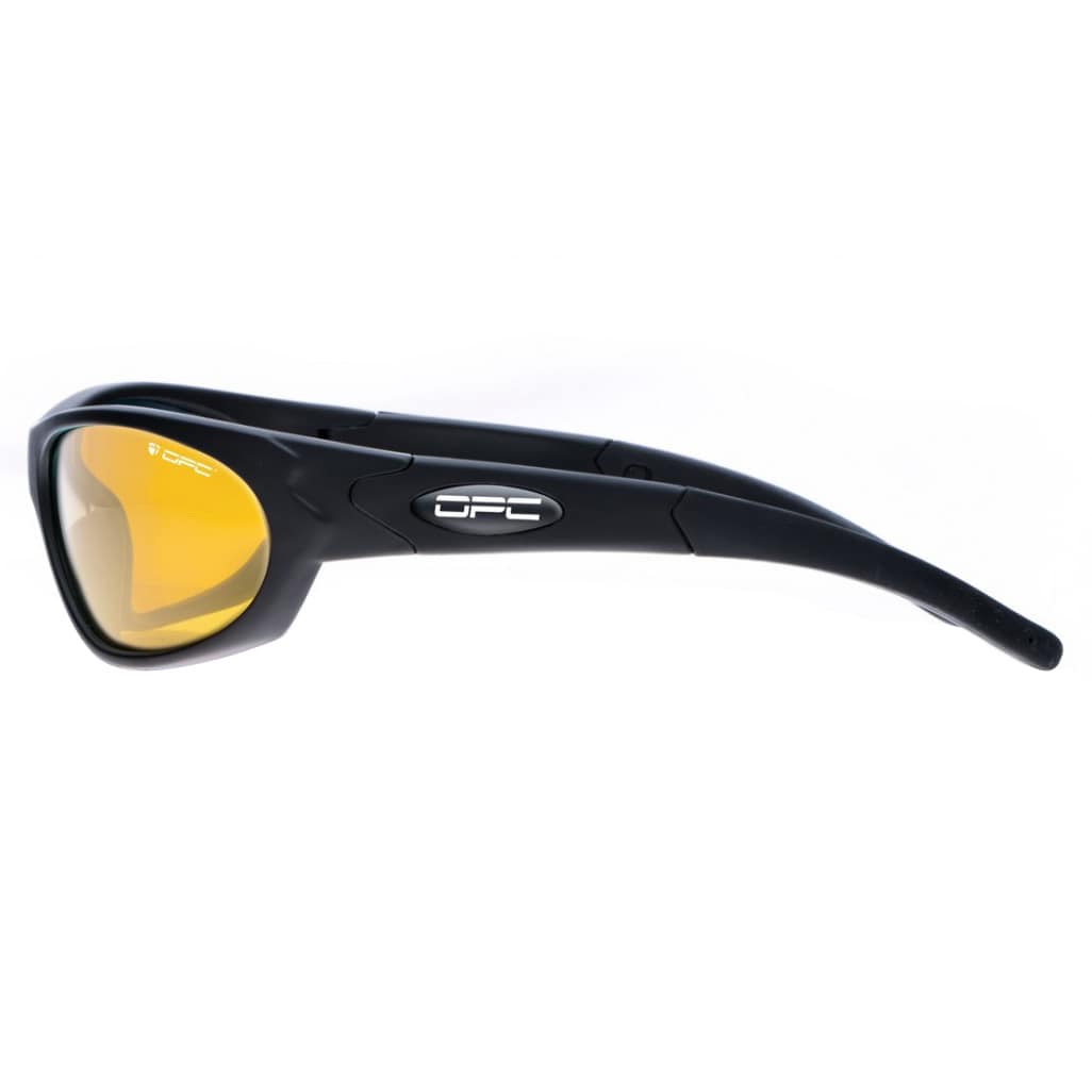 OPC Military Marines Suojalasit Polarisoitu - Black Matt Yellow