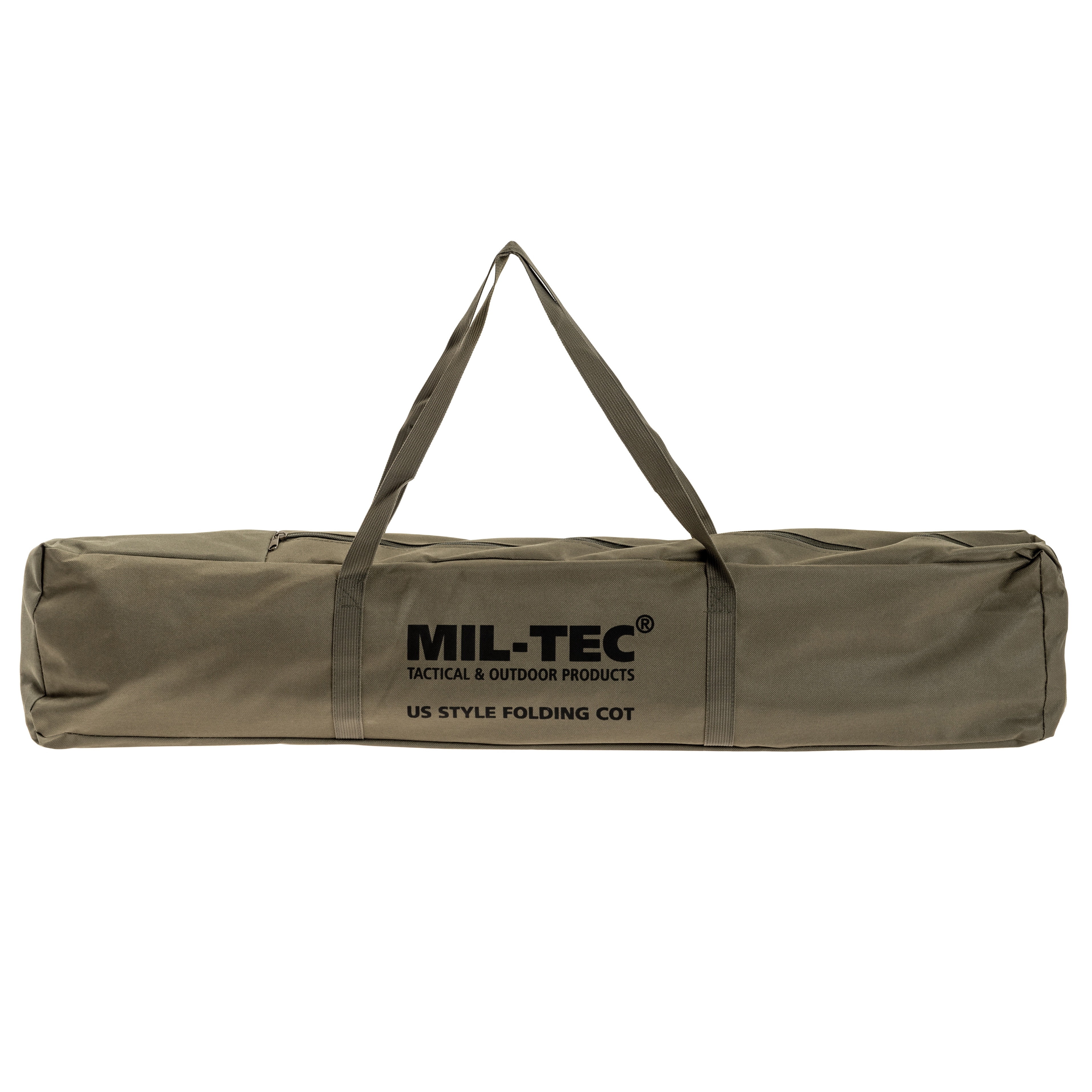 Mil-Tec US Style Taitettava Kenttäsänky 190 x 65 cm - Olive