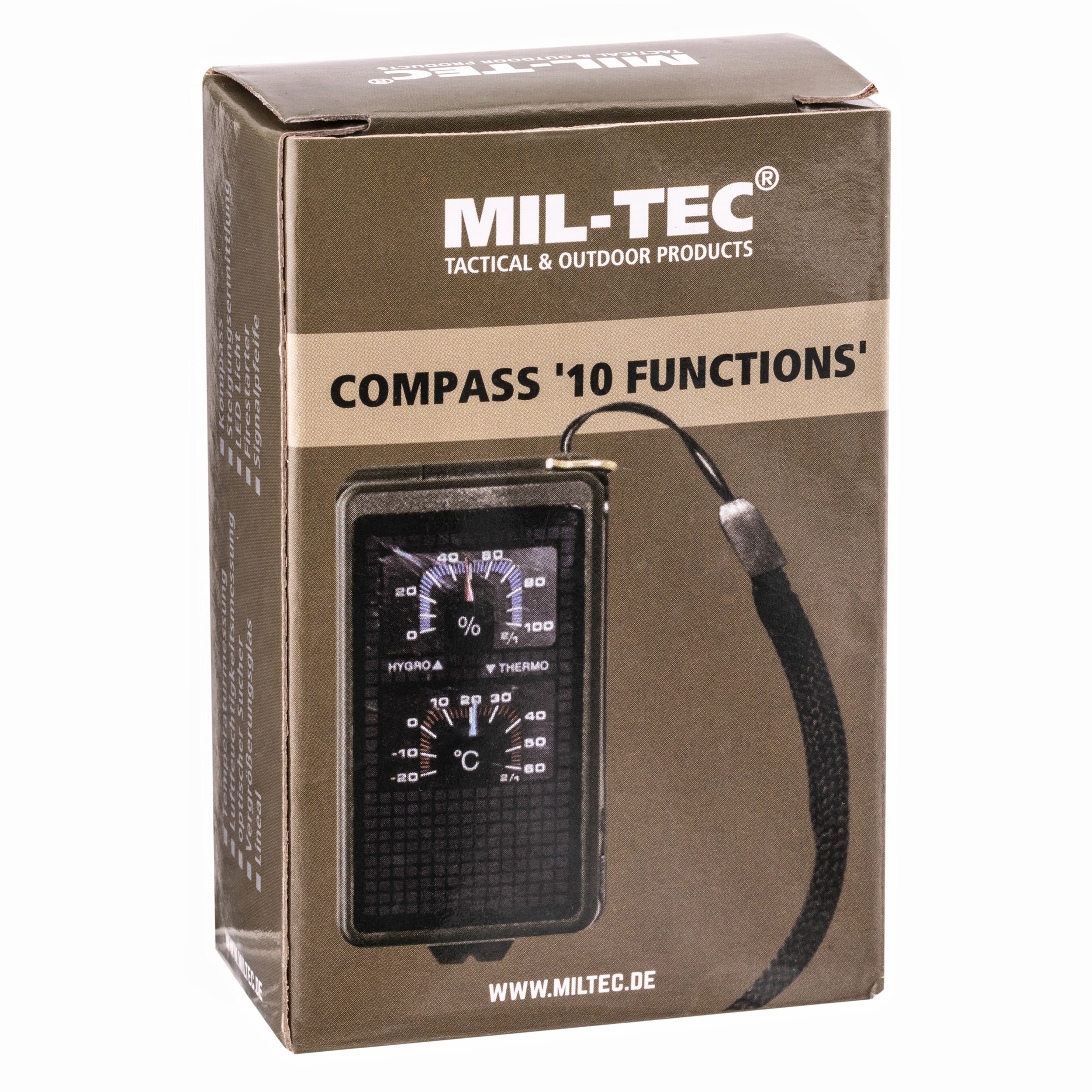 Mil-Tec Monitoimikompassi - Olive