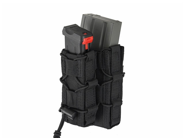 8Fields Magazine Pouch for Small and Large Magazine MOLLE - Black