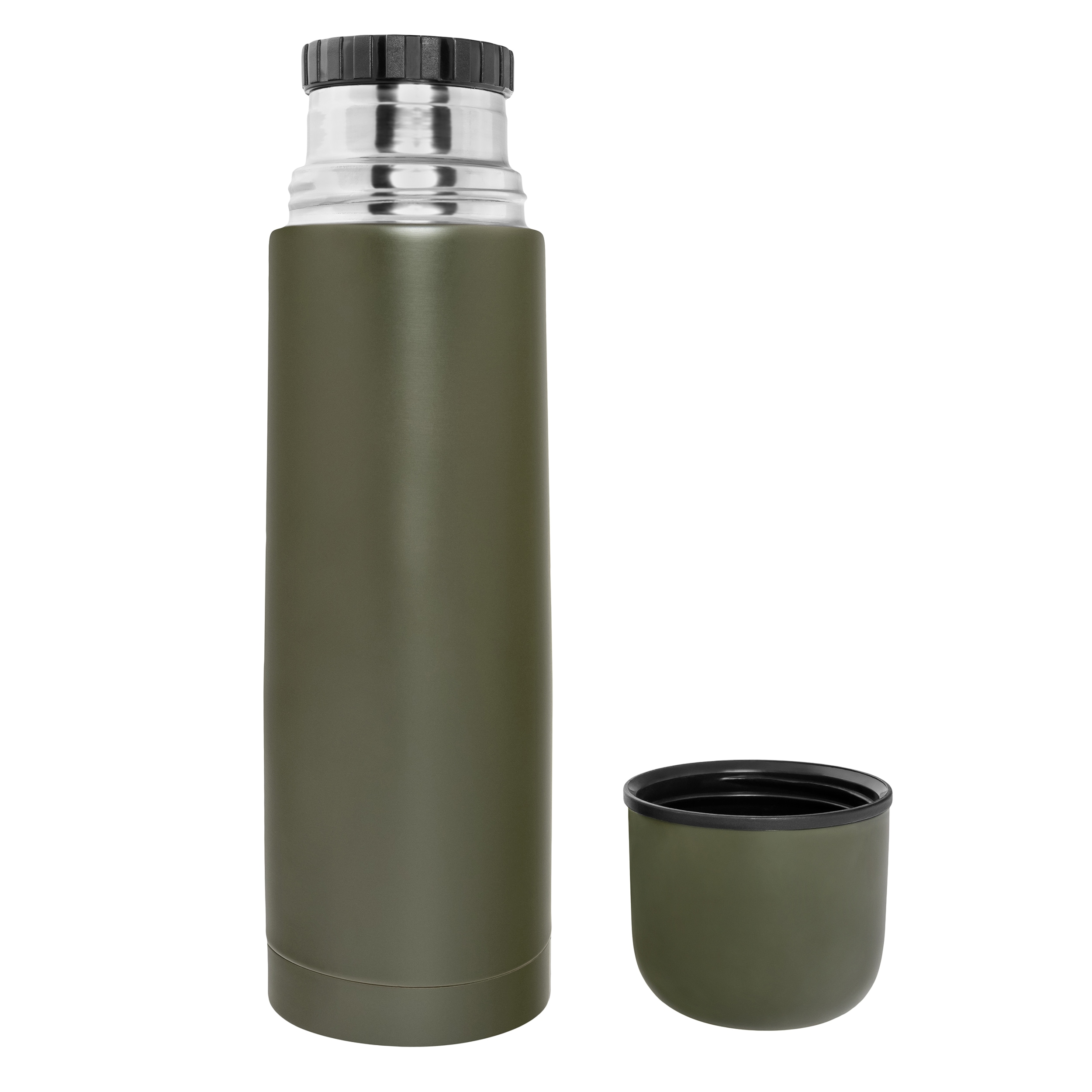 Mil-Tec Ruostumattomasta Teräksestä Termospullo 500 ml - Olive