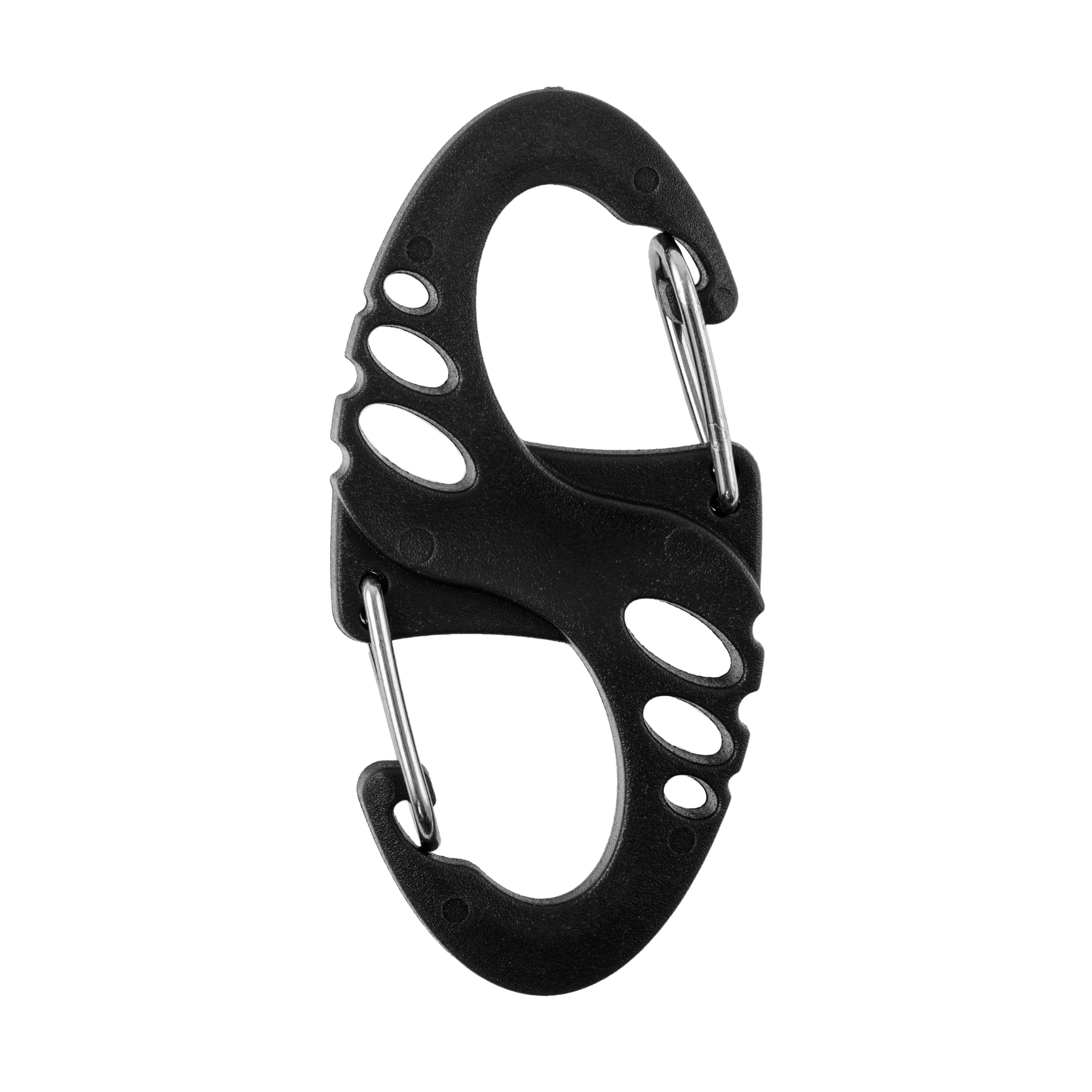 Mil-Tec S-Hook Karabiini Sarja 10 kpl - Black