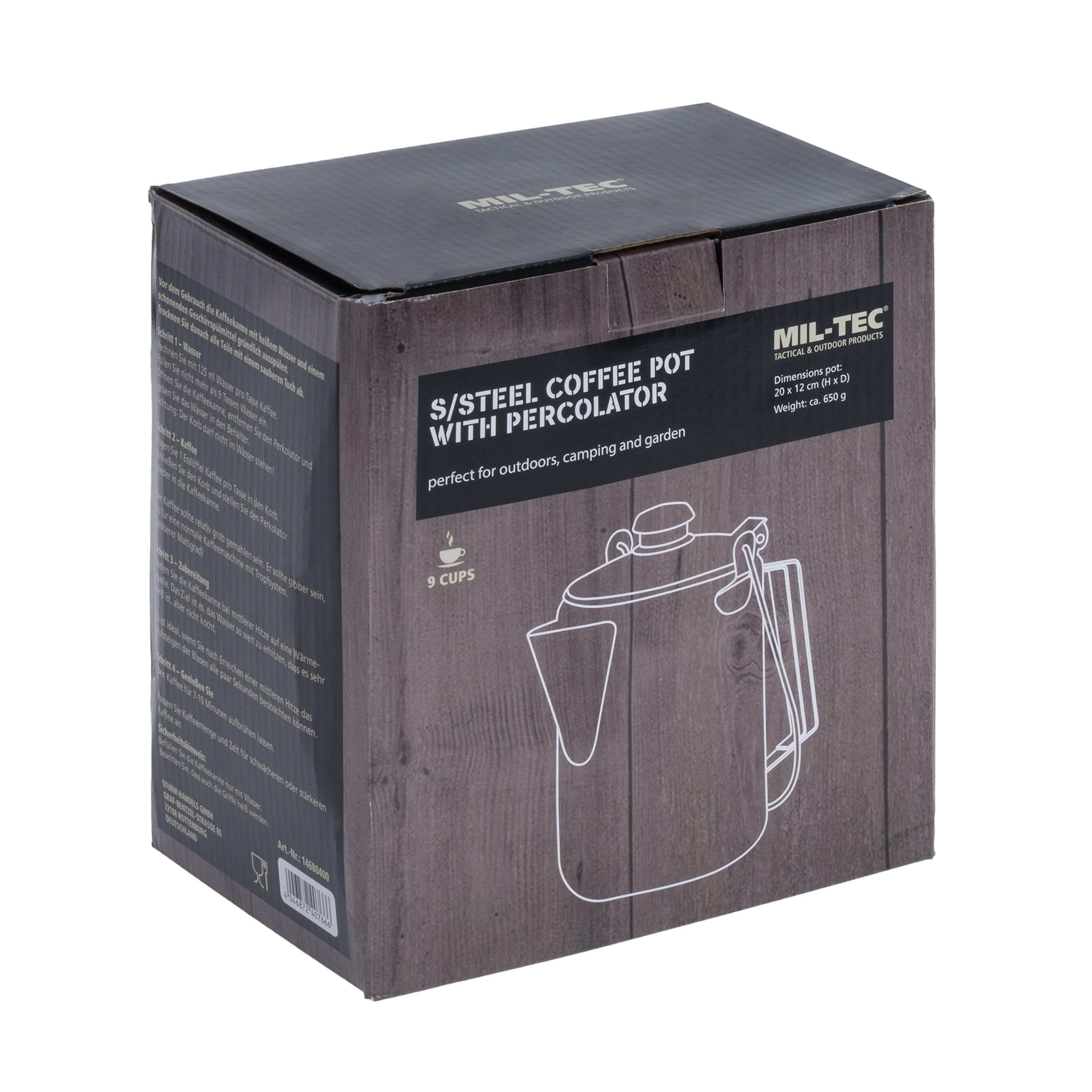 Mil-Tec Mokkapannu 1,3 l