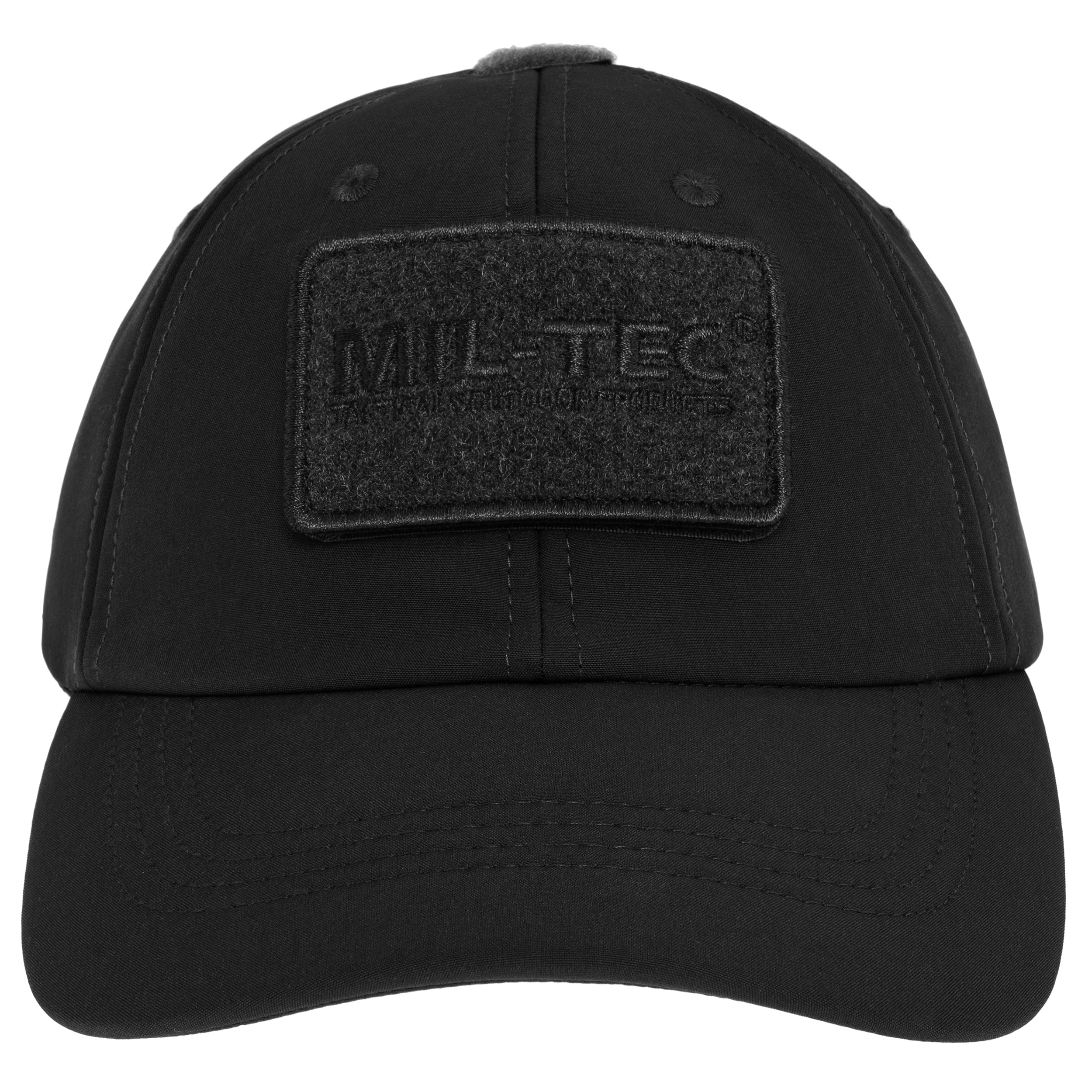 Mil-Tec SoftShell Baseball Cap lippalakki - Black