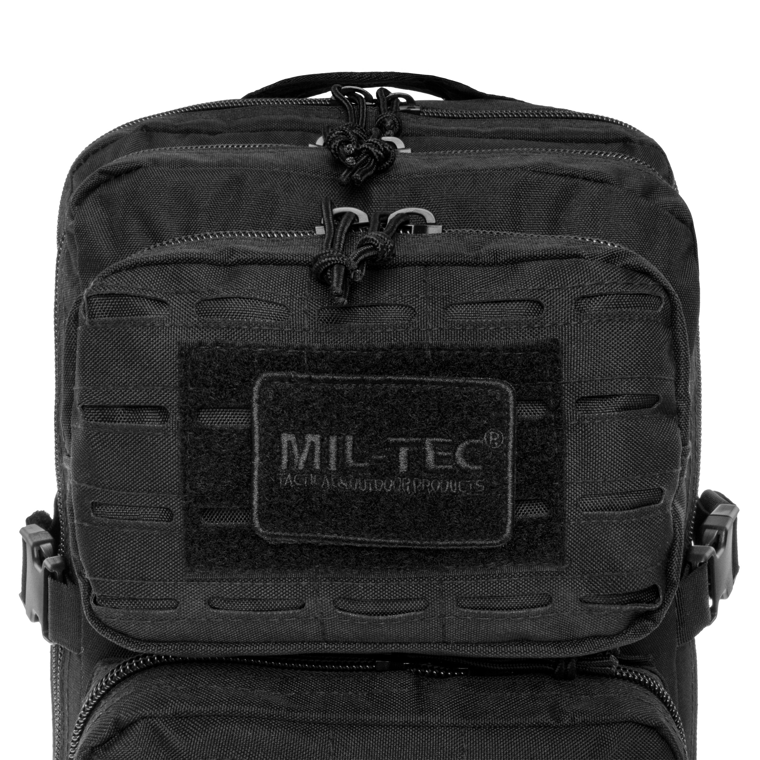 Mil-Tec Assault Pack Laser Cut Large Reppu 36 l - Black