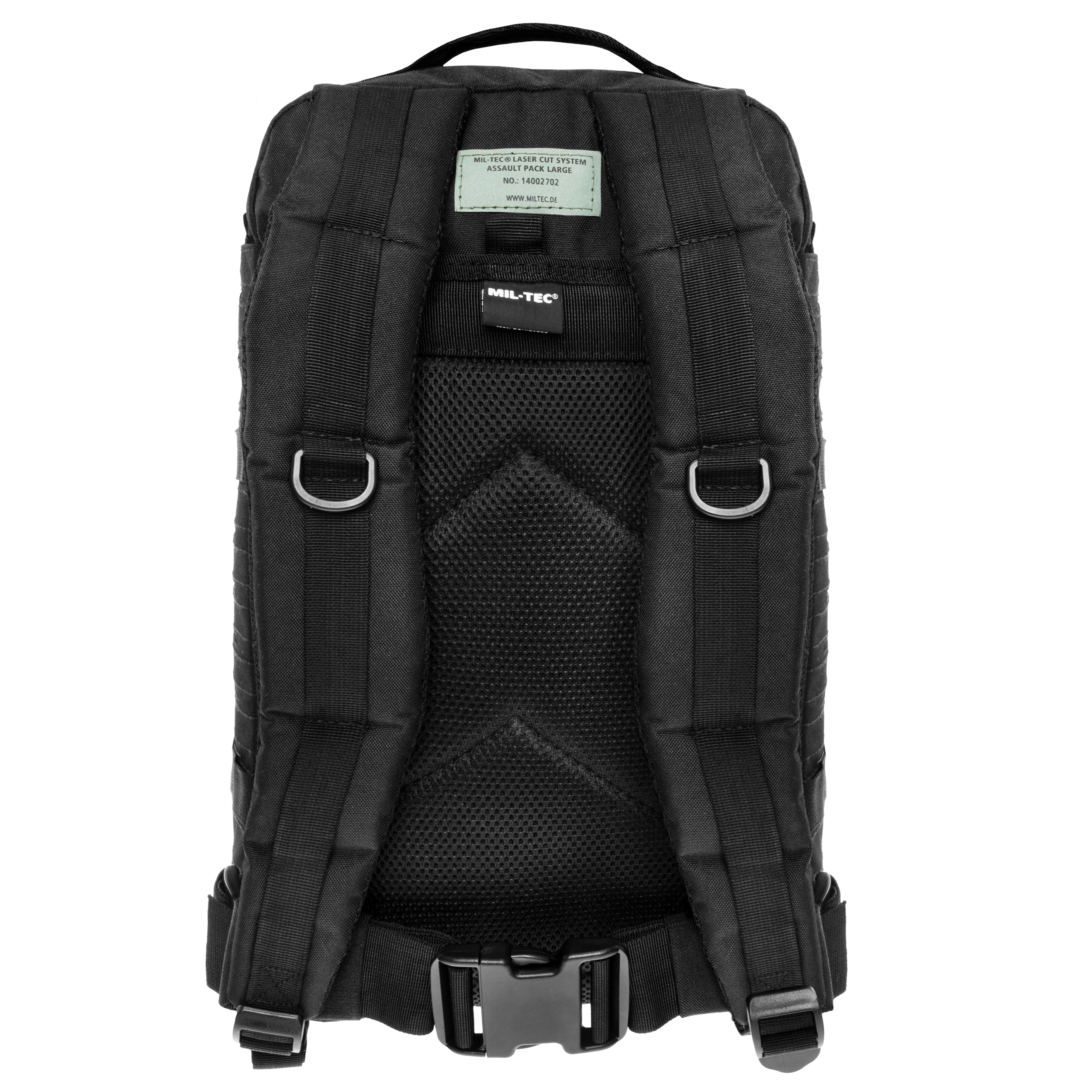 Mil-Tec Assault Pack Laser Cut Large Reppu 36 l - Black