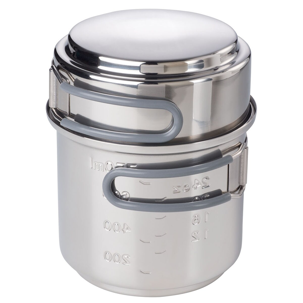 Esbit Cookset Stainless Steel retkikeitin kattilalla 985 ml