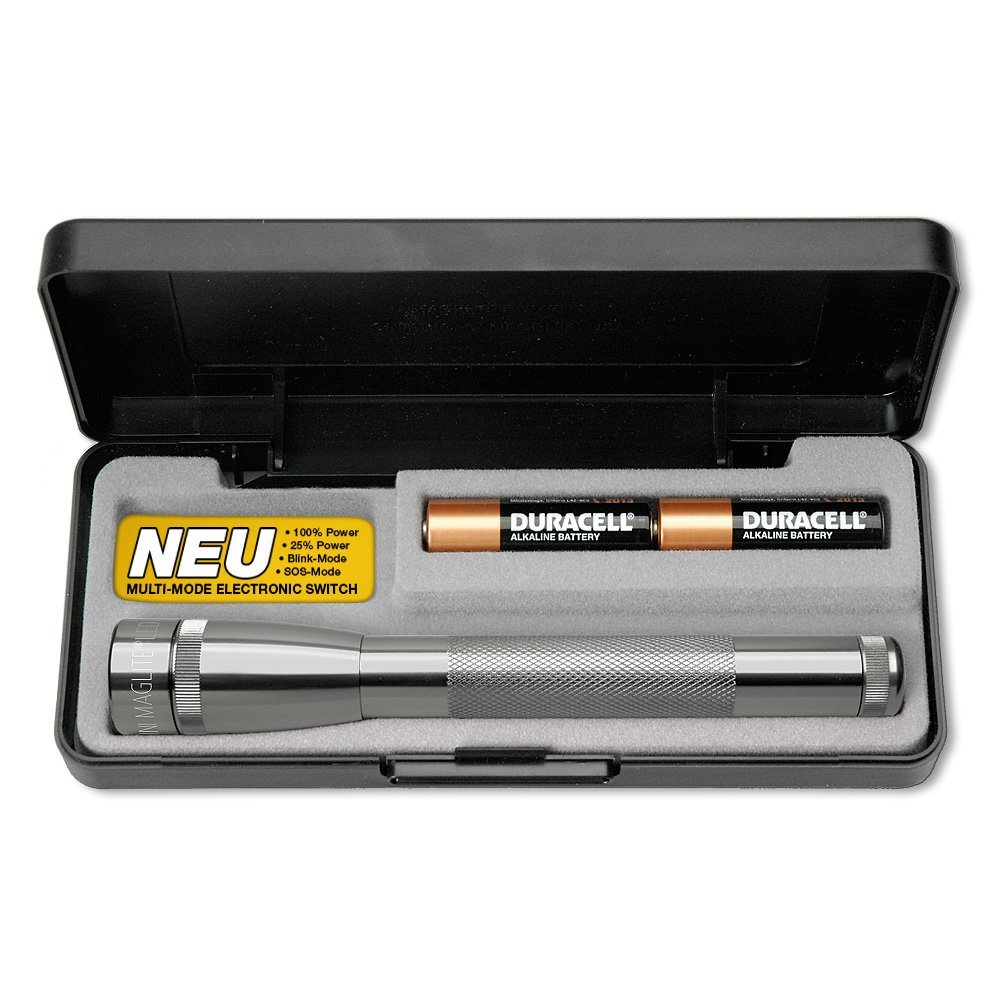 Maglite Mini LED 2xAA Taskulamppu 68 lumenia - Harmaa