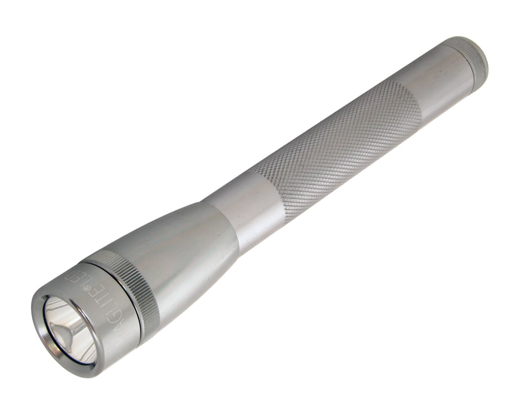 Maglite Mini LED 2xAA Taskulamppu 68 lumenia - Harmaa