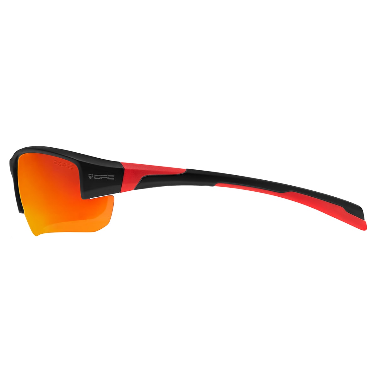 OPC Extreme San Salvo Aurinkolasit Polarisoituna - Matt Black/Red Revo