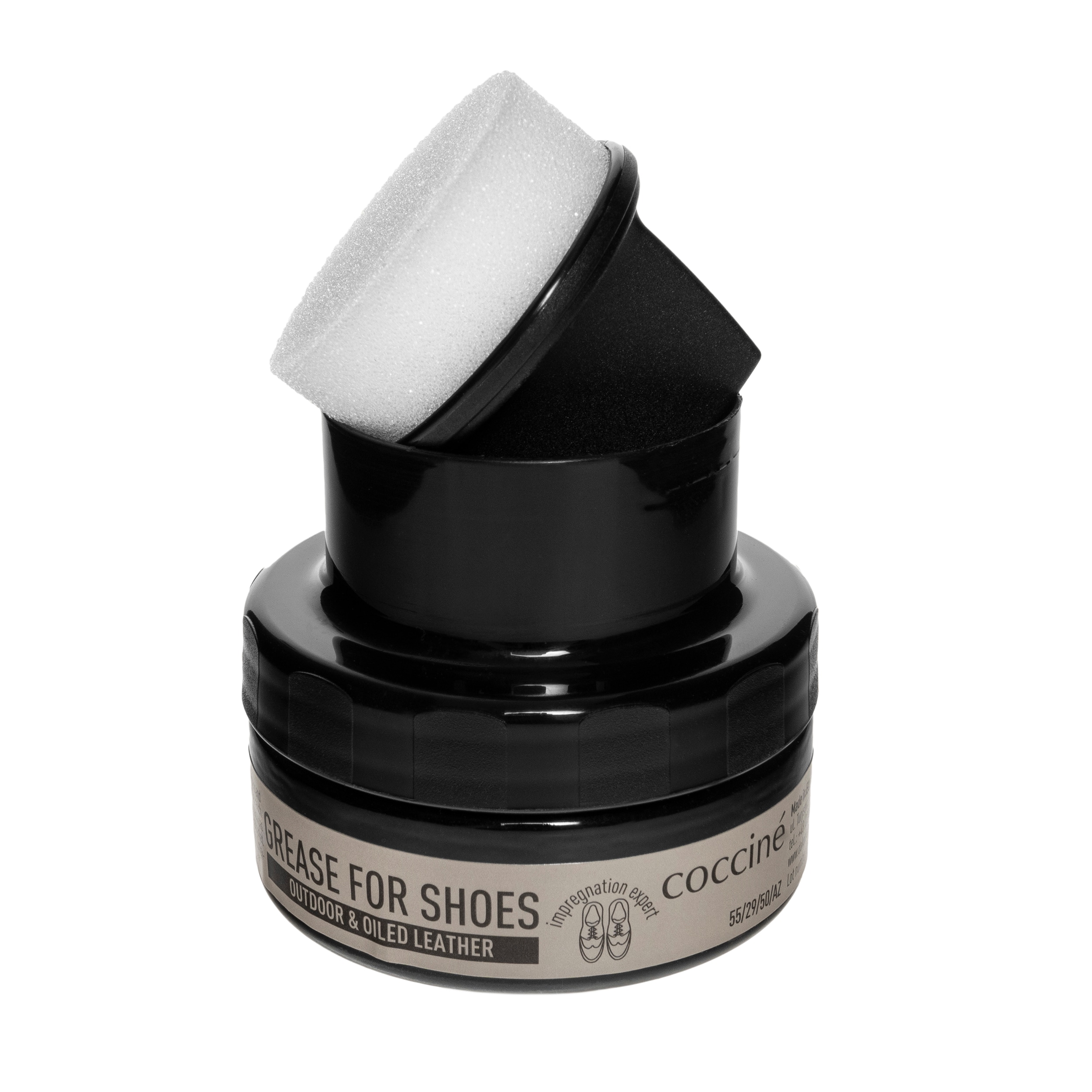 Coccine Nahkarasva pintanahoille 50 ml - musta