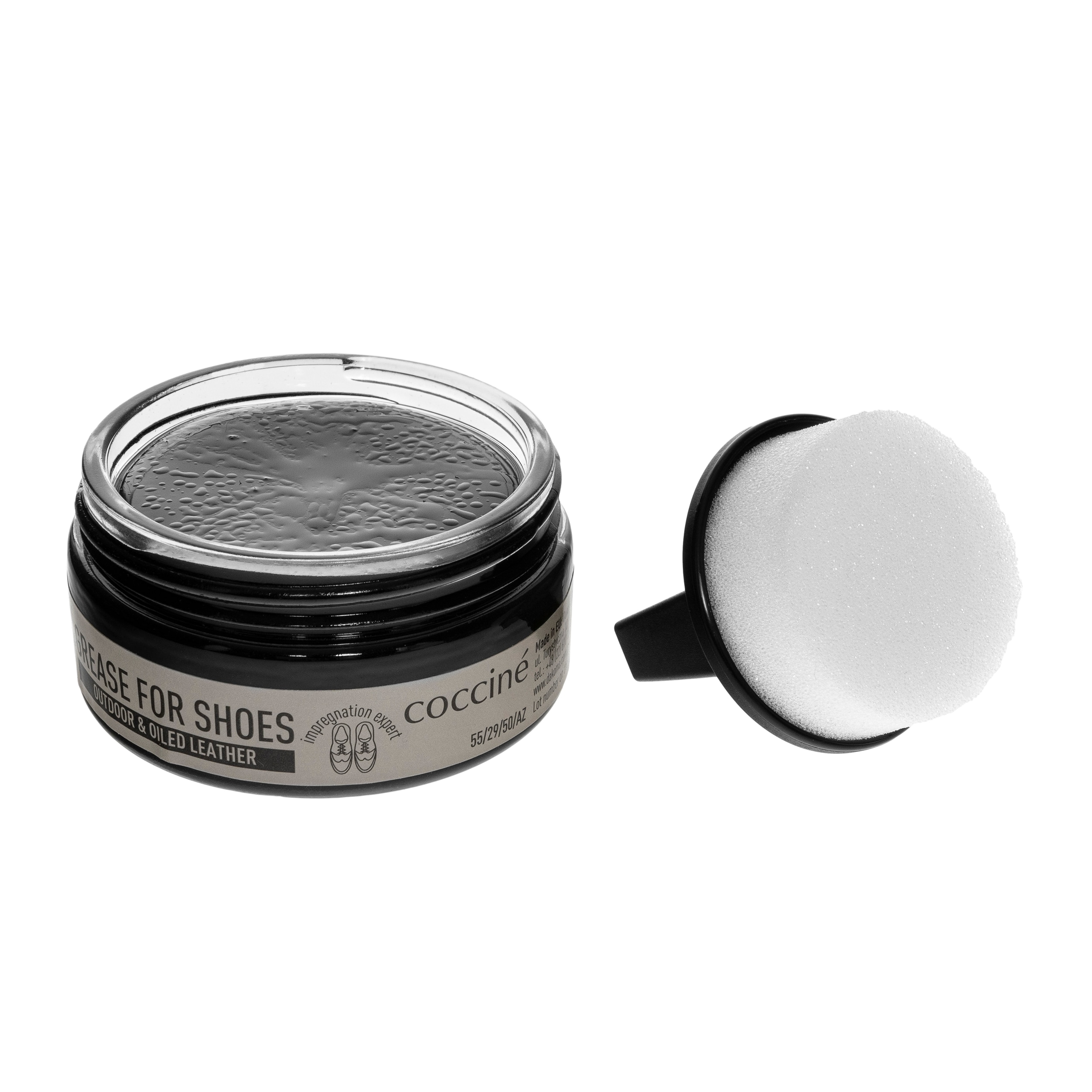Coccine Nahkarasva pintanahoille 50 ml - musta