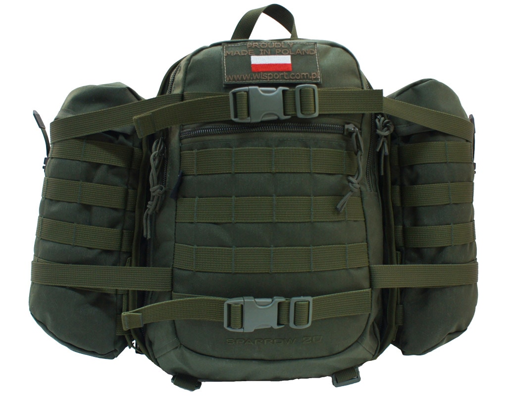 Wisport Sparrow Sivutasku reppuun - Olive Green