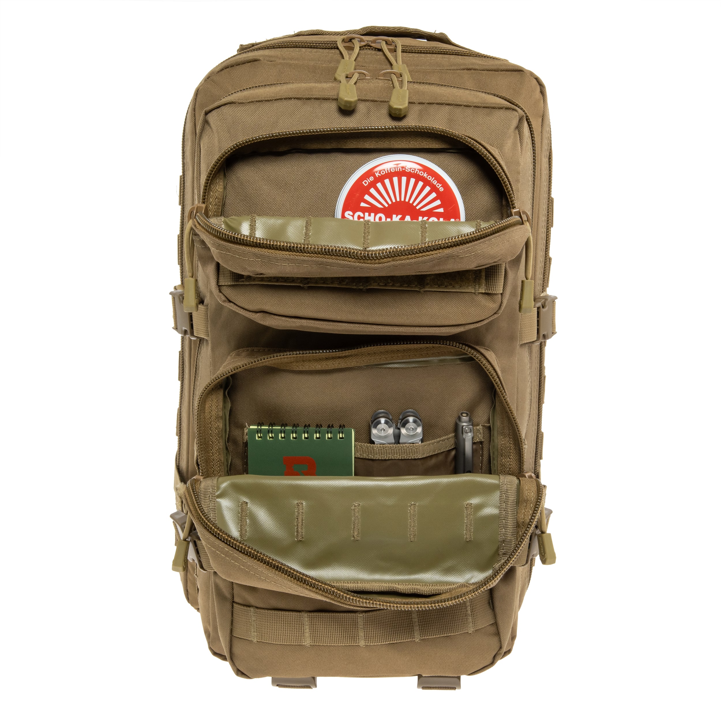 Mil-Tec Assault Pack Large Reppu 36 l - Coyote Brown