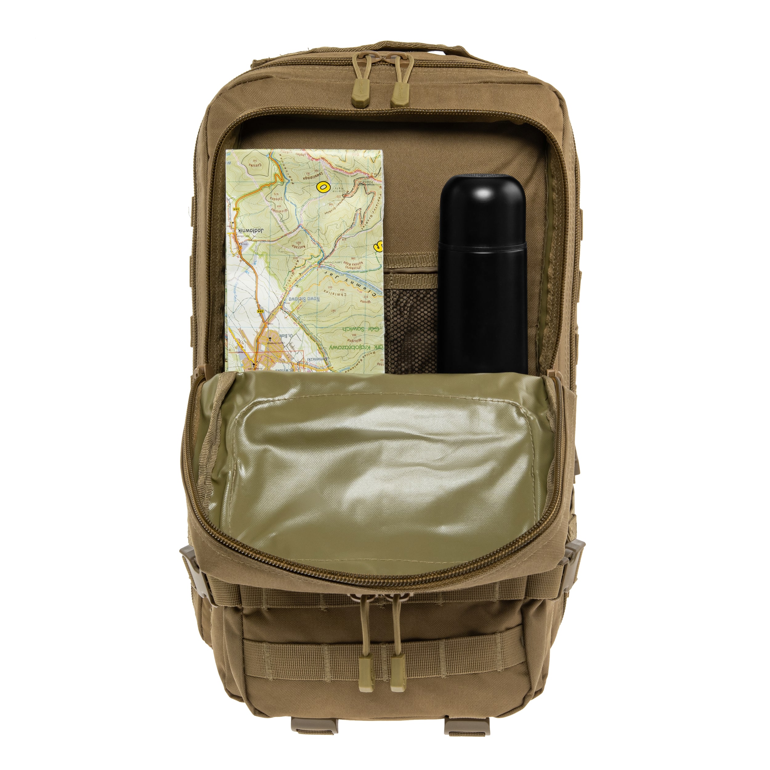 Mil-Tec Assault Pack Large Reppu 36 l - Coyote Brown