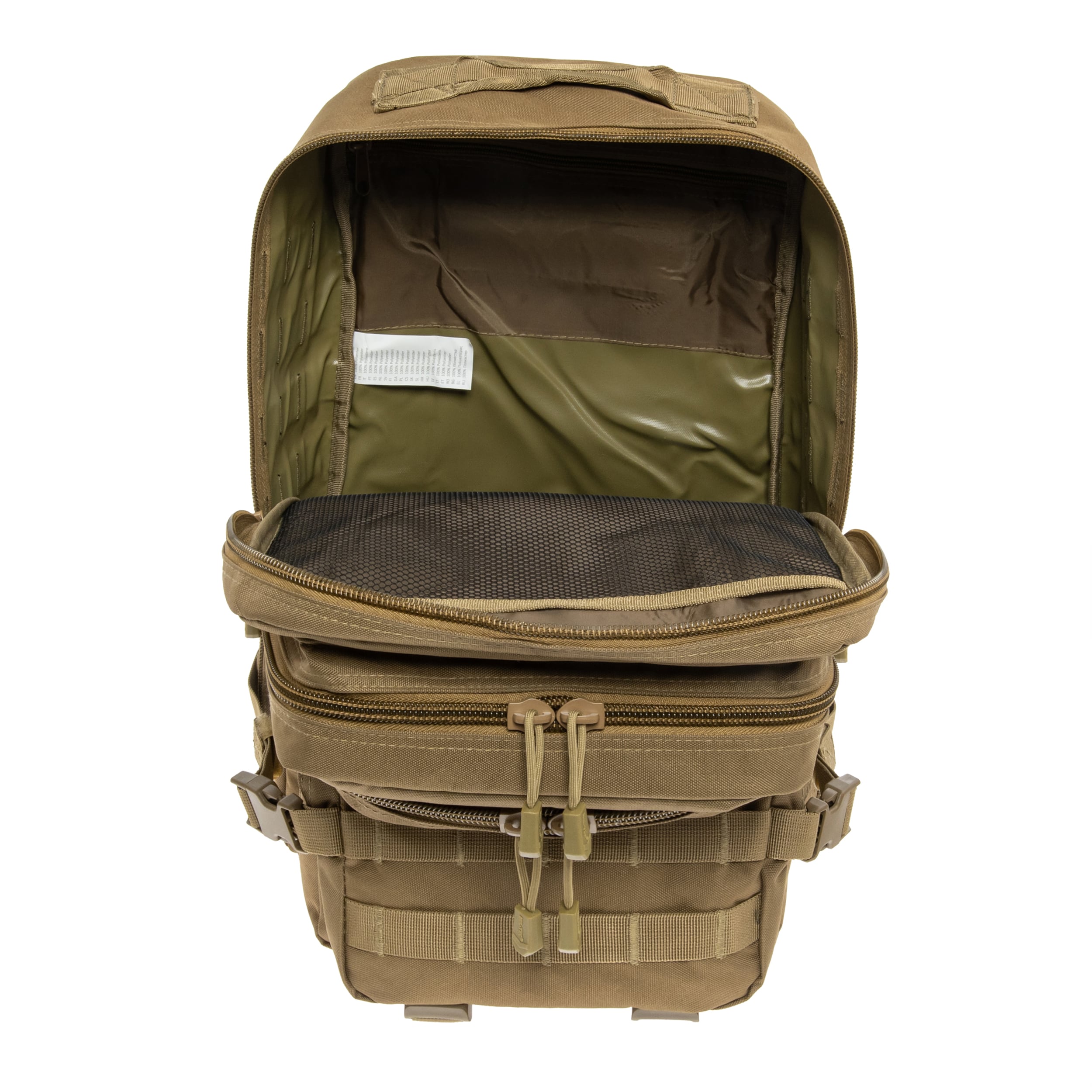 Mil-Tec Assault Pack Large Reppu 36 l - Coyote Brown