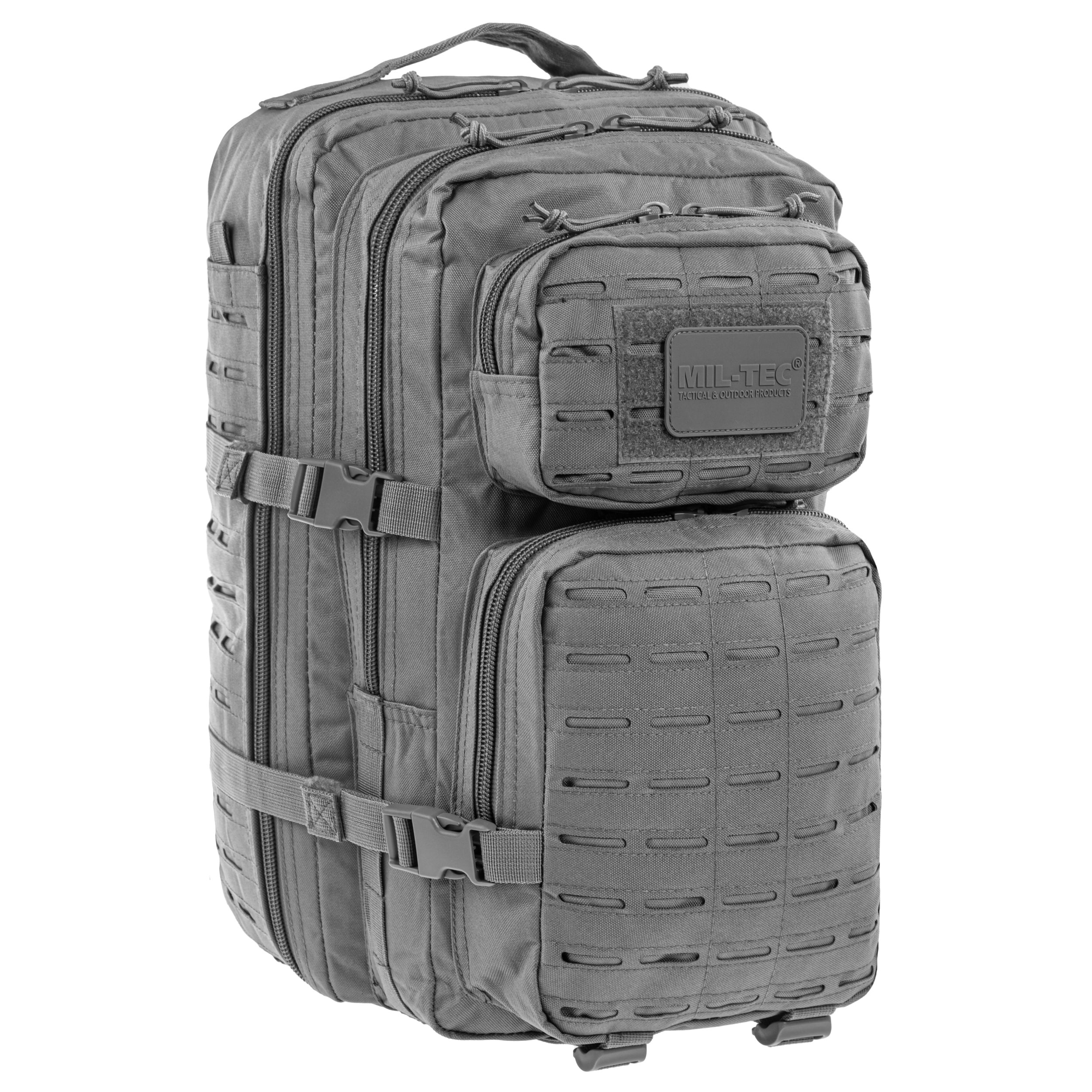 Mil-Tec Assault Pack Laser Cut Large Reppu 36 l - Urban Grey