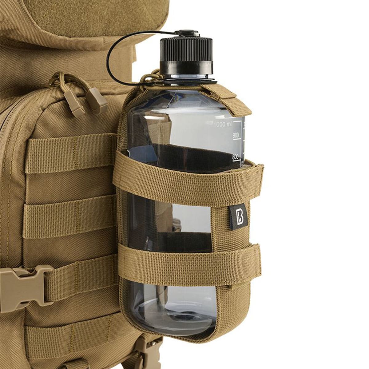 Brandit Molle Bottle Holder Flex Large Pullon suojapussi - Coyote