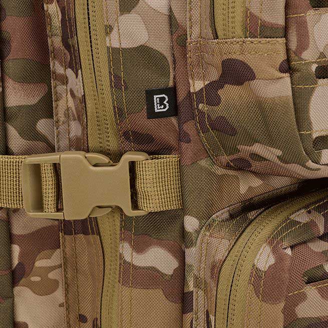 Brandit US Cooper Lasercut Reppu 40 l - Arid MC Camo
