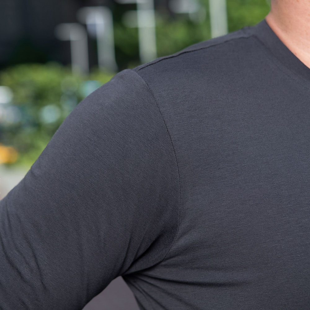 M-Tac 93/7 Long Sleeve Pitkähihainen paita - Dark Grey
