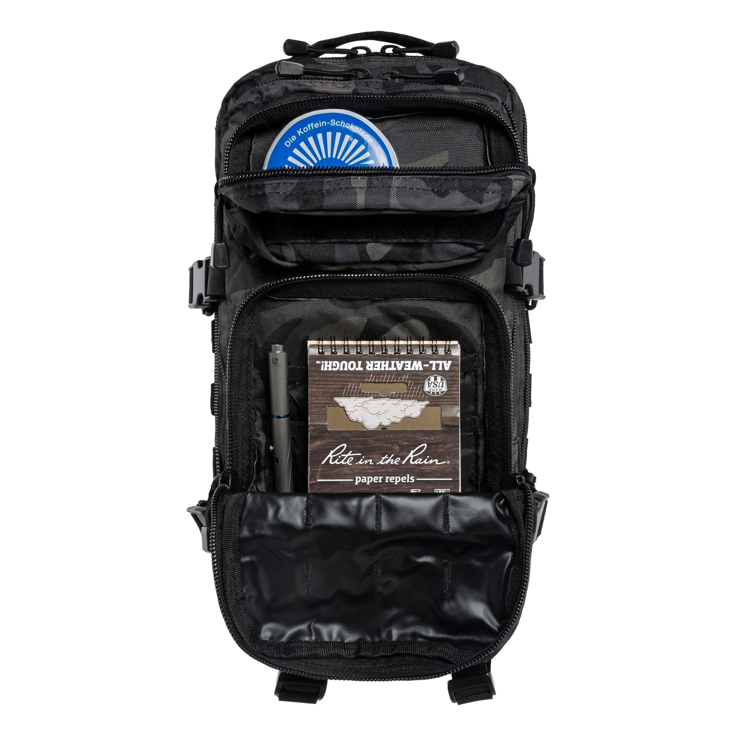 Mil-Tec Assault Pack Small Reppu 20 l - Dark Camo