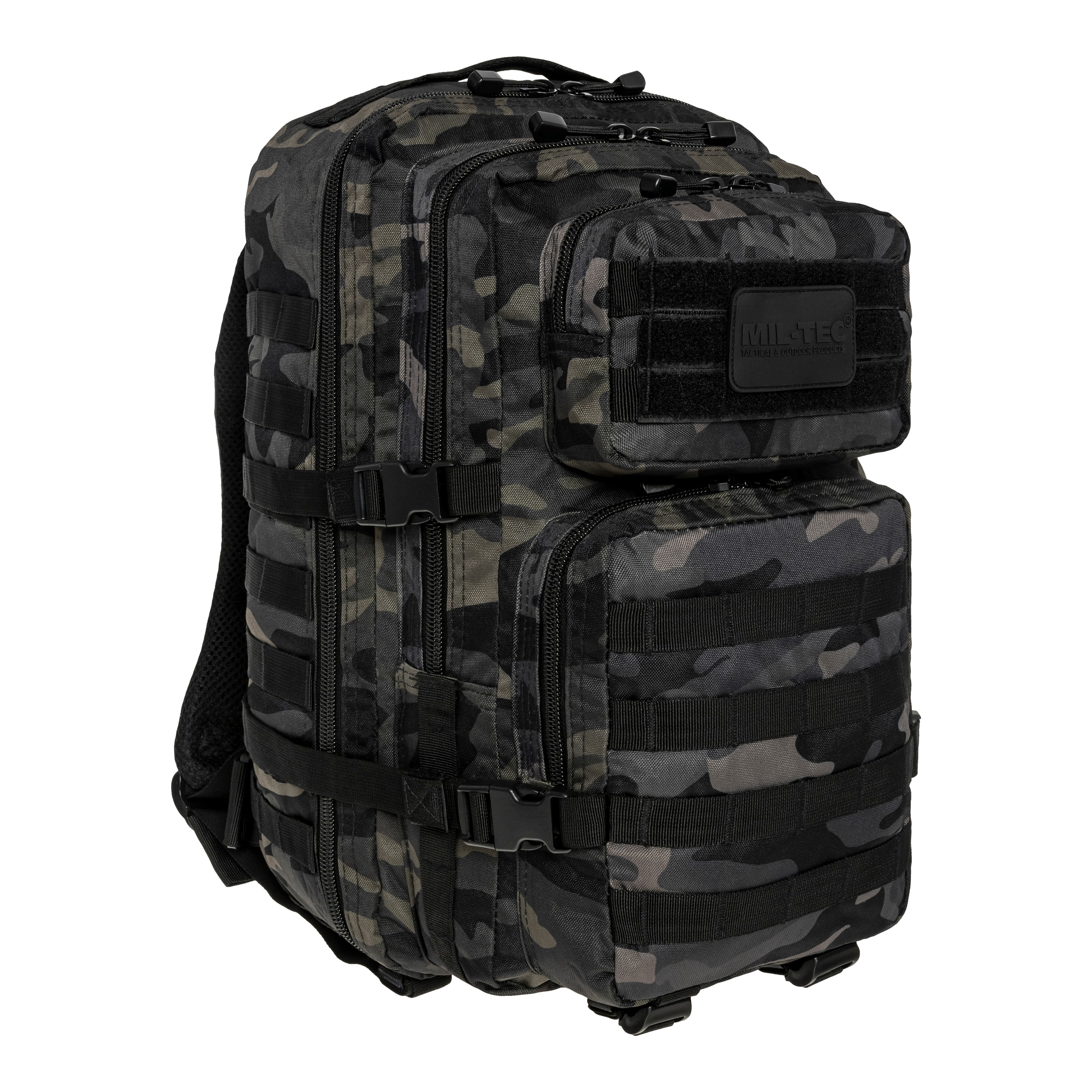 Mil-Tec Assault Pack Large 36 l Reppu - Dark Camo