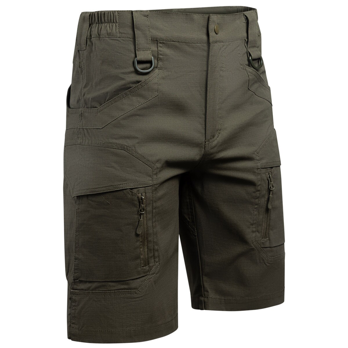 Mil-Tec Assault Rip-Stop Shorts - Olive