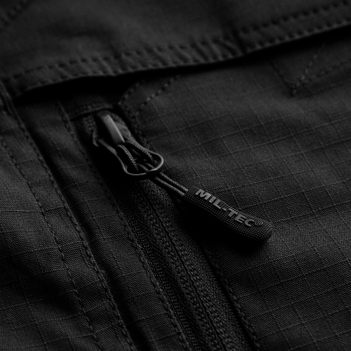 Mil-Tec Assault Rip-Stop Shorts - Black