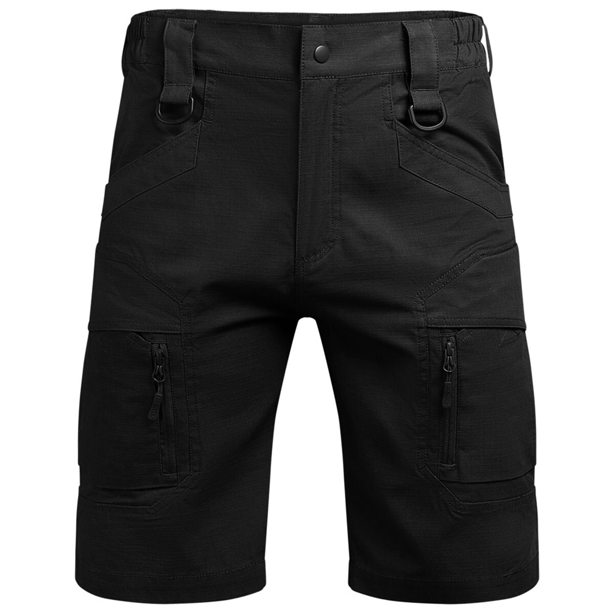Mil-Tec Assault Rip-Stop Shorts - Black
