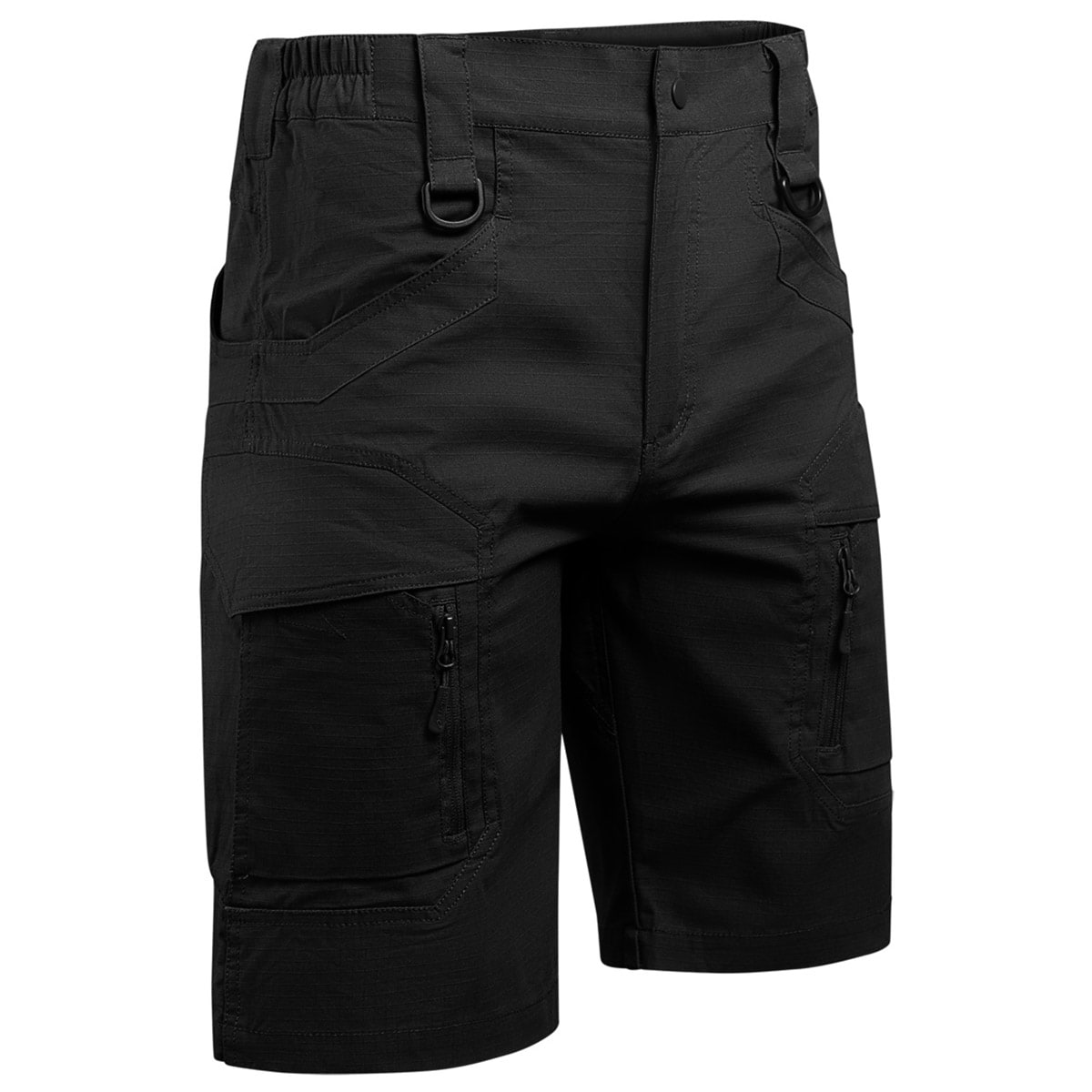 Mil-Tec Assault Rip-Stop Shorts - Black