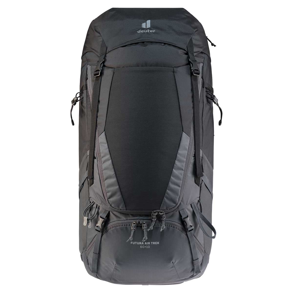 Deuter Futura Air Trek 60+10 l Reppu - Black/Graphite