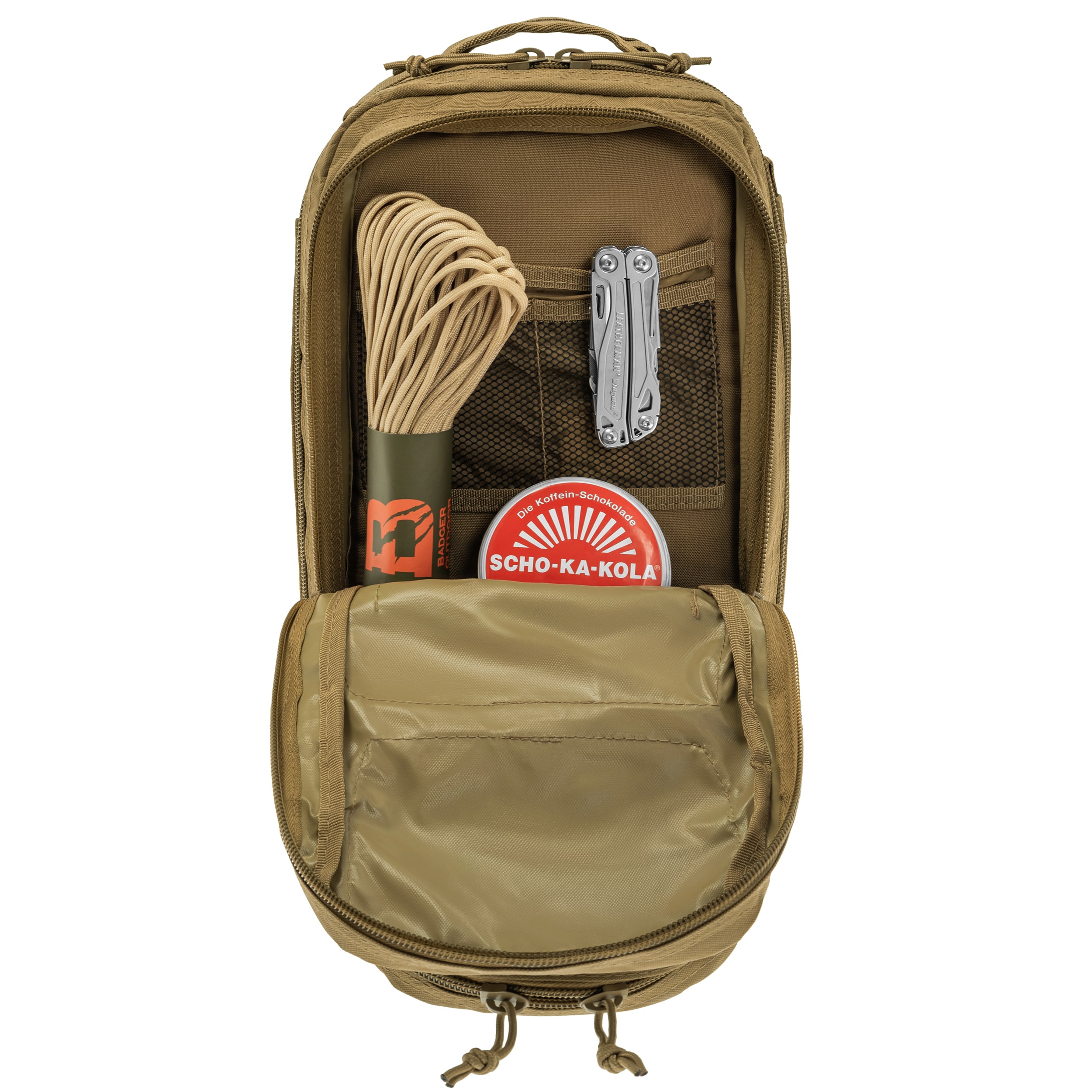 Mil-Tec Assault Pack Small Reppu 20 l - Coyote