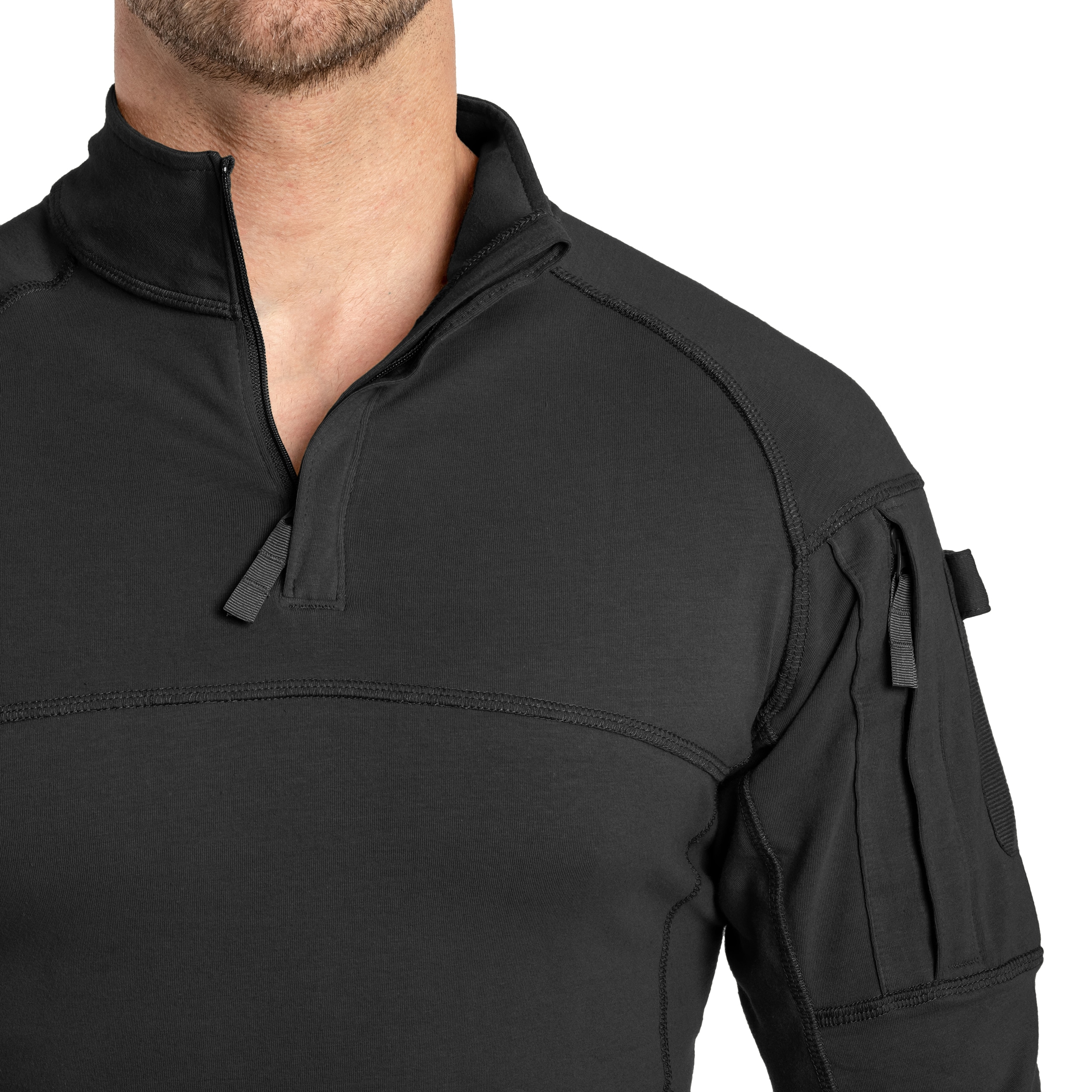 Mil-Tec Combat Shirt Assault Field - Black paita