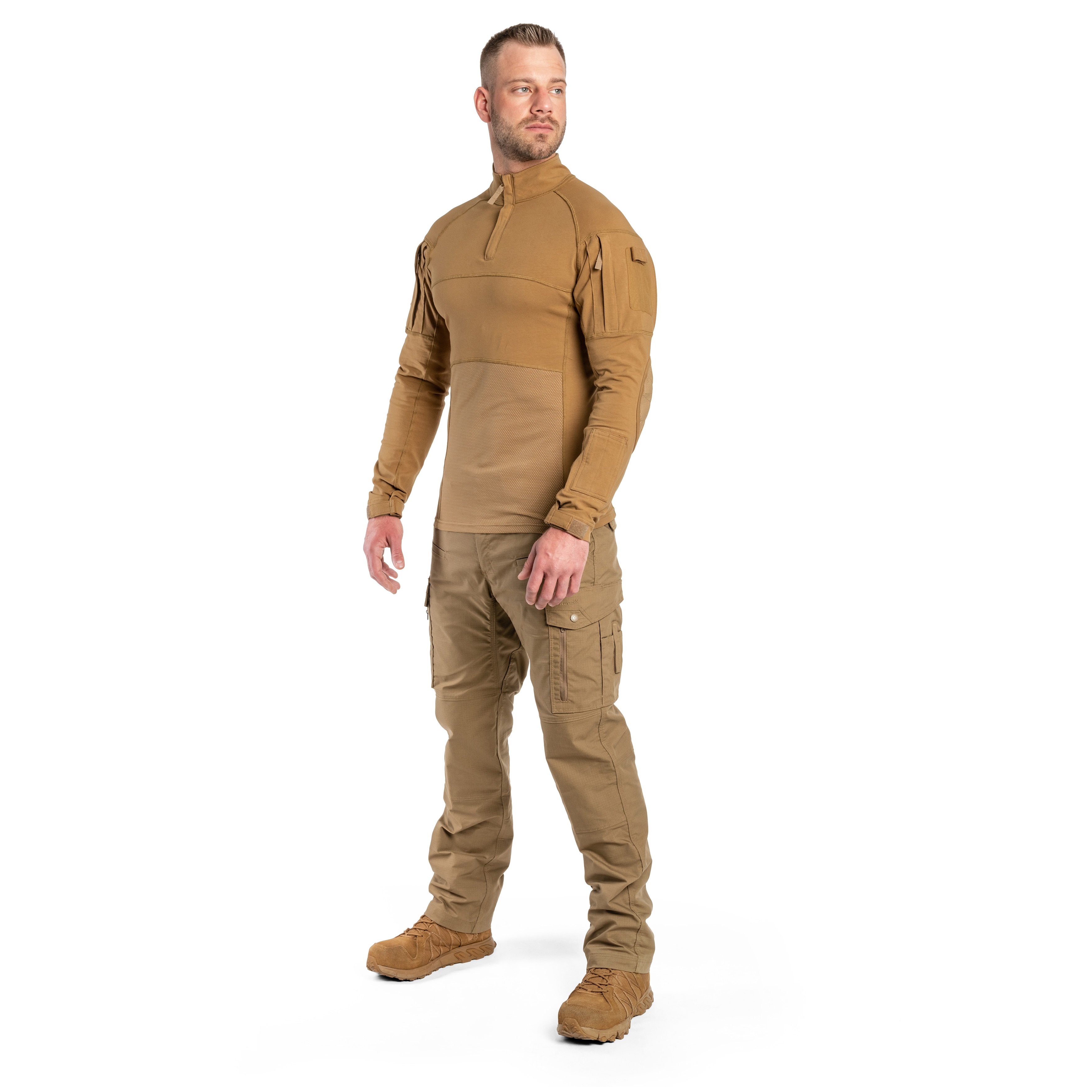Mil-Tec Combat Shirt Assault Field - Dark Coyote paita