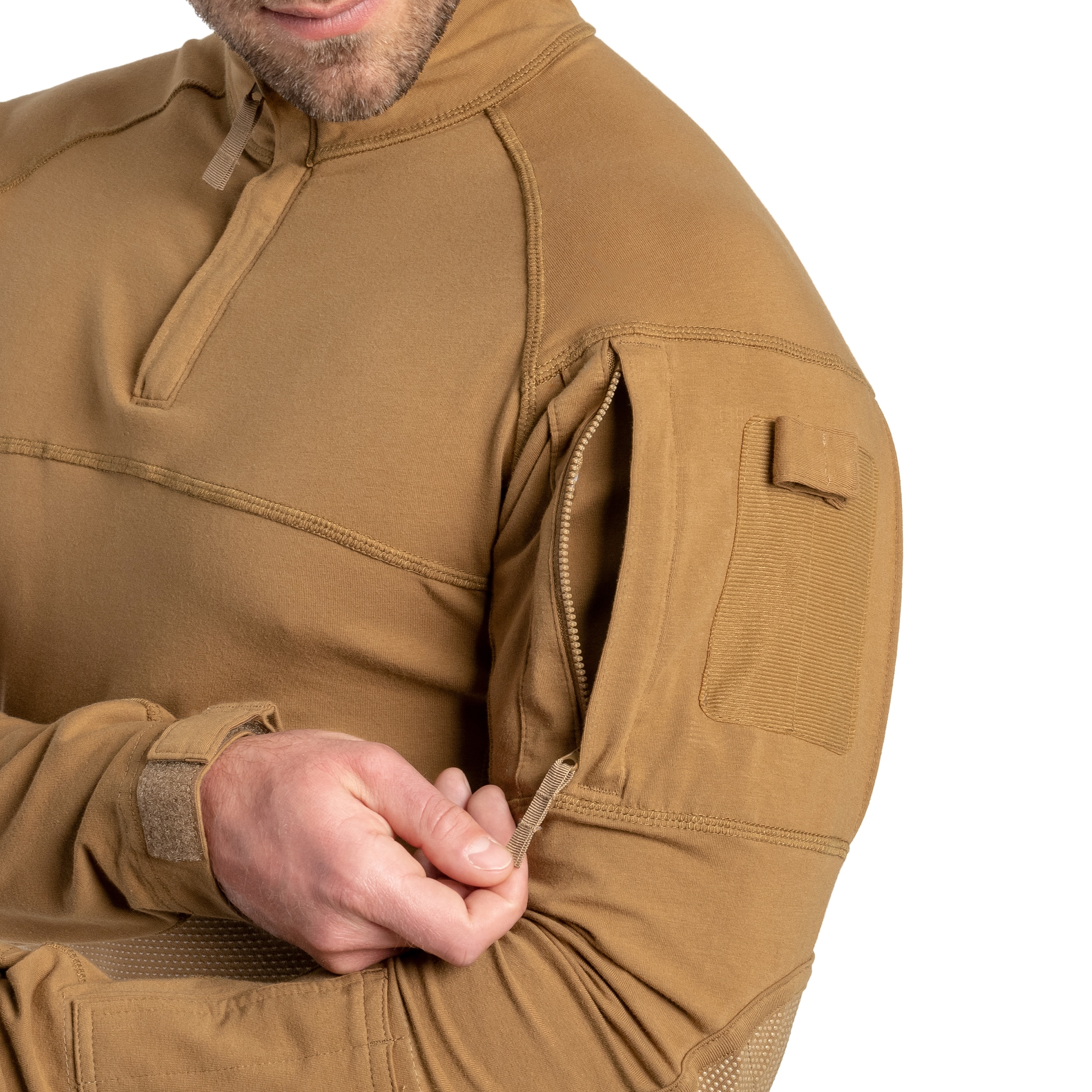 Mil-Tec Combat Shirt Assault Field - Dark Coyote paita