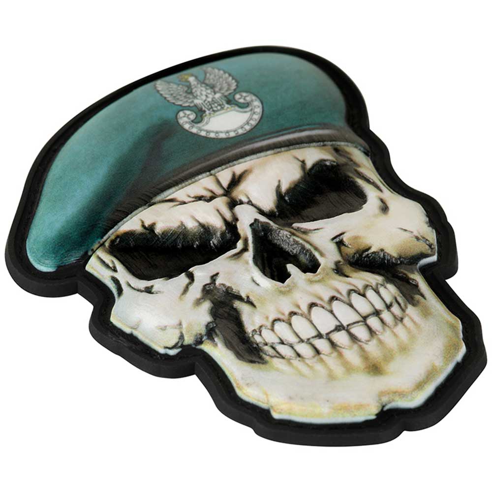 M-Tac Czaszka w berecie Wojska Lądowe 3D PVC - Green - Moralistarra