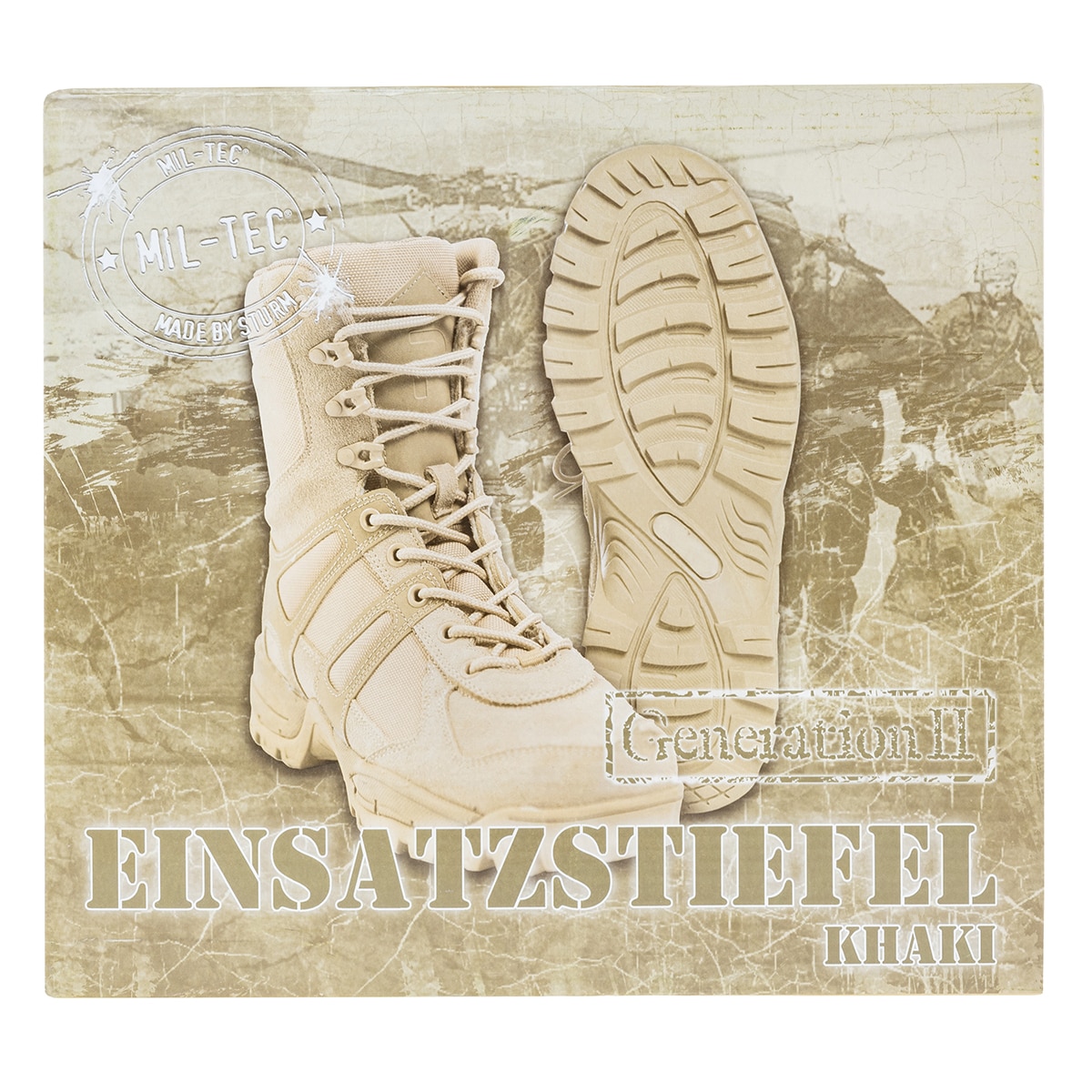 Mil-Tec Combat Boots Gen. II Kengät - Khaki