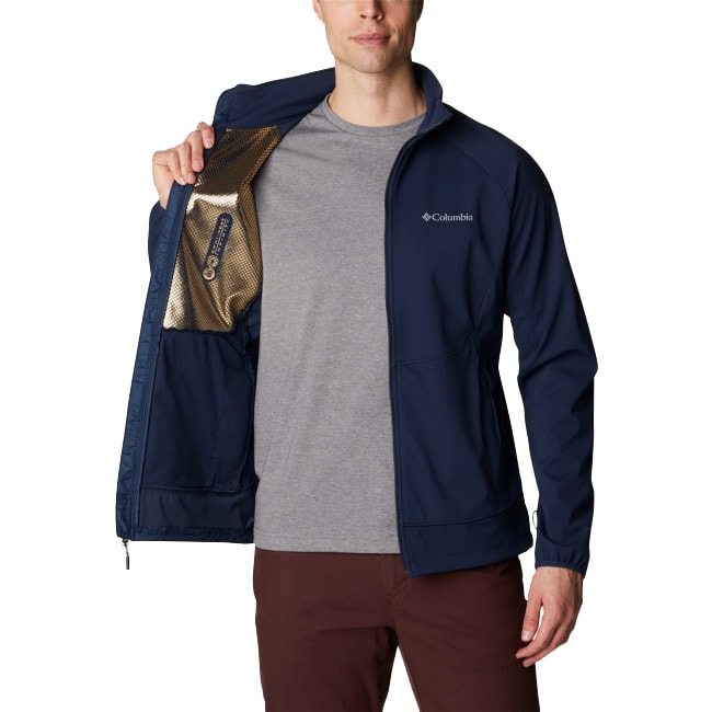 Columbia Canyon Meadows Softshell - Collegiate Navy takki
